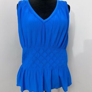 White House, Black Market top, very stretchy peplum style